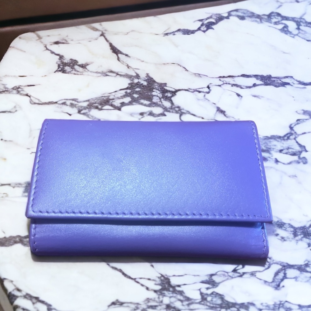Genuine Leather, Purple Key Holder. NWOT